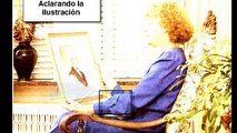 ROSTRO DIABÓLICO OCULTO EN LA MANGA DE UNA MUJER EN UNA ILUSTRACIÓN DE LA REVISTA WATCHTOWER