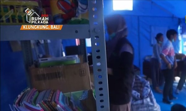 Kini Hadir: Perpustakaan Gratis bagi Pengungsi Gunung Agung