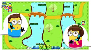 The Minions in London Bridge   Kids Songs with Action And Lyrics   KidsSongsClub Nursery Rhyme