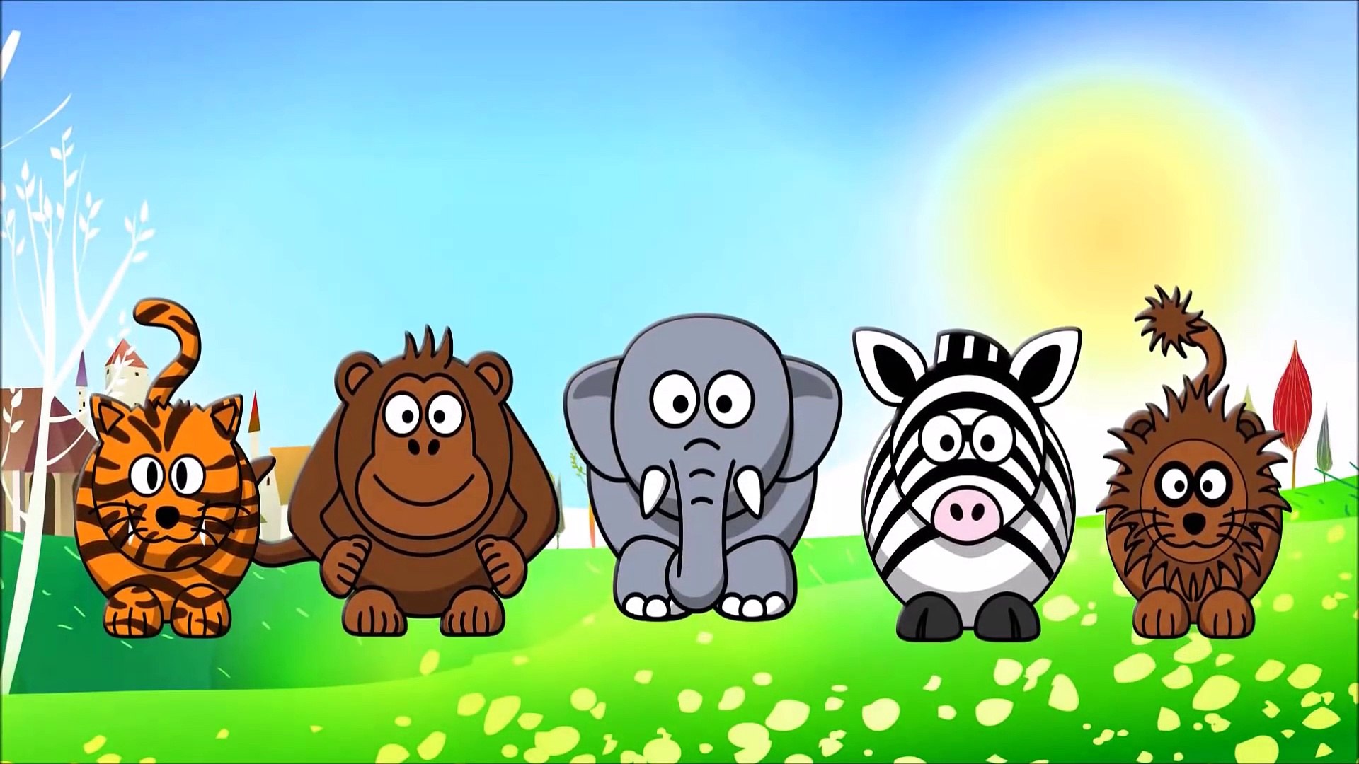 Animals Finger Family Song - Wild Animals Finger Family Song