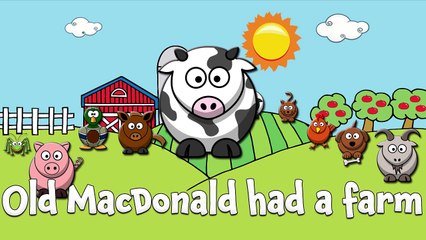 Old MacDonald Had a Farm Song - Learn Farm Animals!