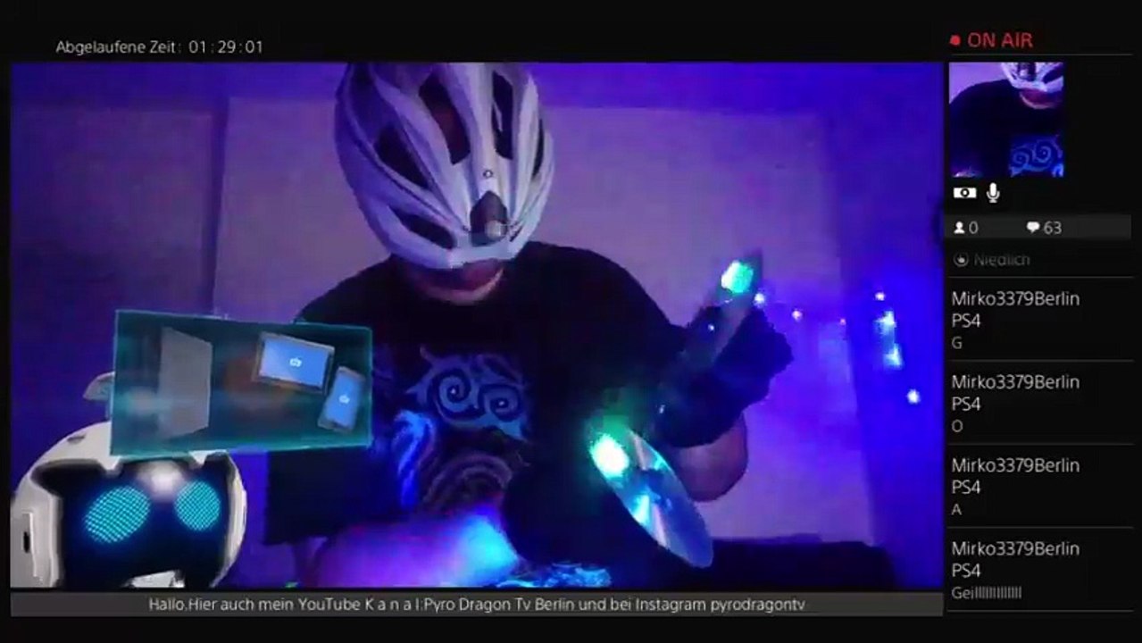 GER/PS4 Pyro DragonTv Spiritshow oder Roboter Goashow bis 20Uhr. (212)