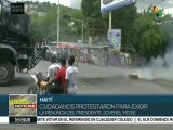 Haití: Ciudadanos protestan para exigir la renuncia del presidente