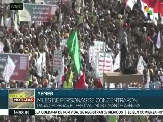 Yemen: Miles de personas celebran el festival musulmán de Ashura