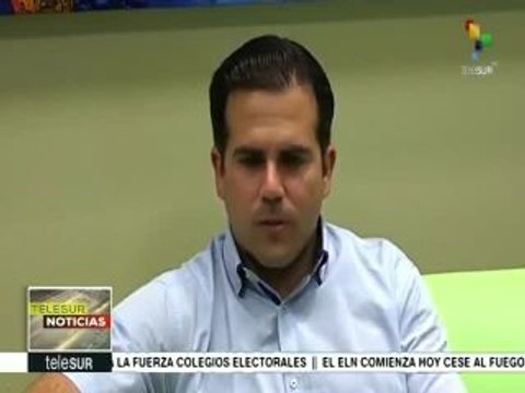 Puerto Rico: Gobernador pide al congreso estadounidense ayuda