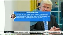 Trump acusa a alcaldesa de San Juan de colaborar con oposición