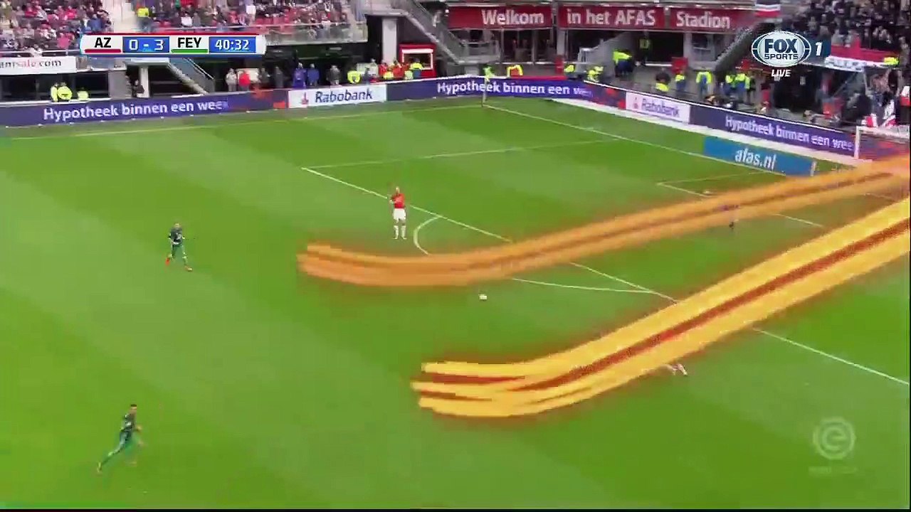 0-3 Steven Berghuis Goal Holland  Eredivisie - 01.10.2017 AZ Alkmaar 0-3 Feyenoord