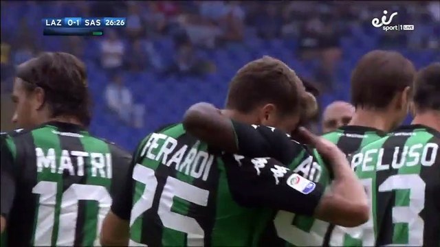 0-1 Domenico Berardi Penalty Goal Italy Serie A - 01.10.2017 Lazio 0-1 Sassuolo Calcio