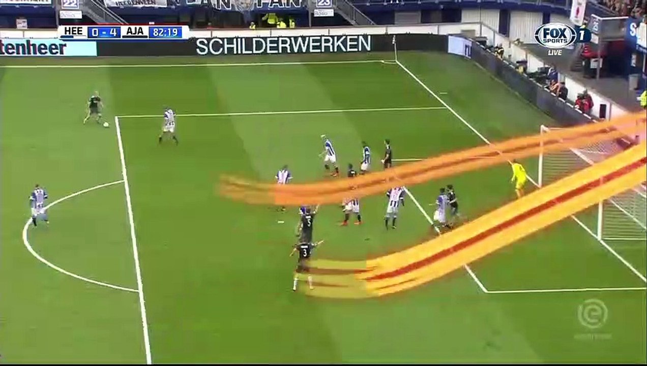 0-4 Maximilian Wöber Goal Holland  Eredivisie - 01.10.2017 SC Heerenveen 0-4 AFC Ajax