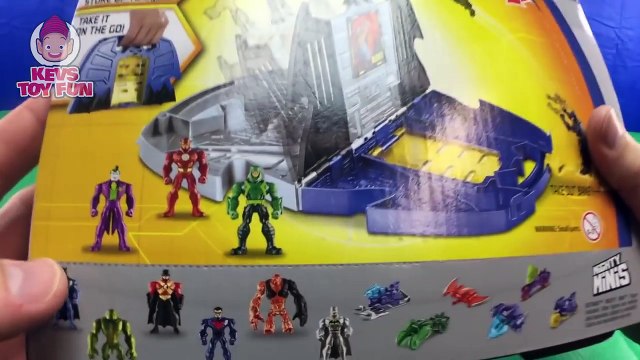 Batman Flash Green Arrow Robin Battle Bane | Batman Unlimited Batcave Playset Superheroes Toy Video