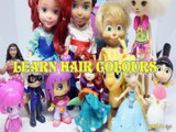 LEARN HAIR COLOURS |BABY DOLLS TOYS PLAY+ SPINOTSITA MOANA LUNAGIRL PRINCESS ARIEL PINYPON PRINCE ERIC LITTLE MERMAID ME