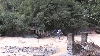 Şiddetli Yağışın Ardından Hasar Tespit ve Yardım Çalışmaları Devam Ediyor