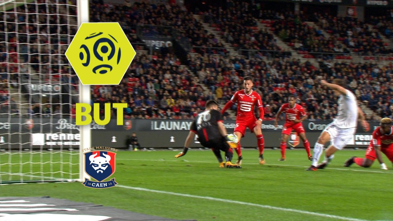But Ramy BENSEBAINI (34ème csc) / Stade Rennais FC - SM Caen - (0-1) - (SRFC-SMC) / 2017-18