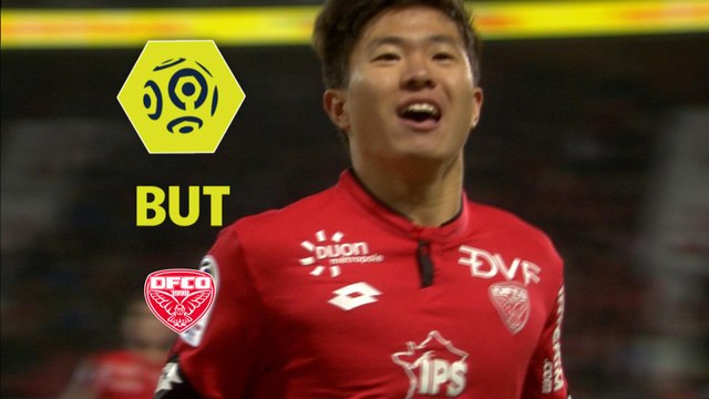 But Changhoon KWON (78ème) / Dijon FCO - RC Strasbourg Alsace - (1-1) - (DFCO-RCSA) / 2017-18