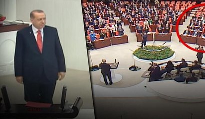 CHP Erdoğan'ı Meclis'te böyle karşıladı