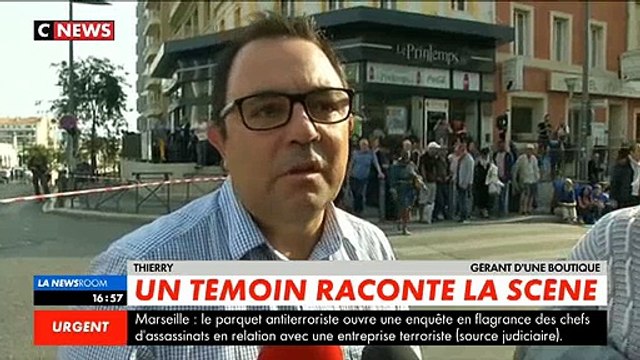 Marseille: Le témoignage de Thierry qui était Gare St Charles cet après-midi mais aussi à Barcelone lors de l'attaque au