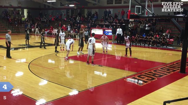 Five Epic Buzzer Beater Basketball Shots!