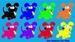 Learn Colours For Kids With Dogs Cats Dolphins Horses colouring page | The Surprise For Kids