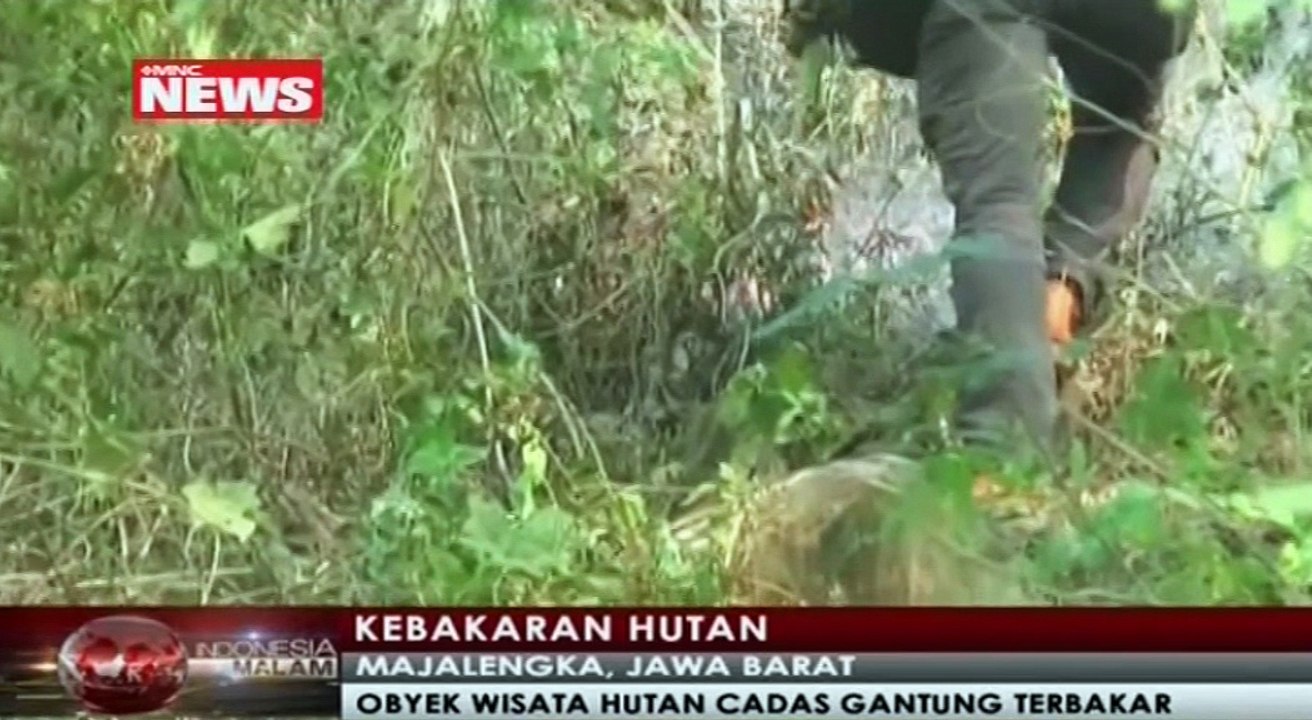 Obyek Wisata Hutan Cadas Gantung Terbakar