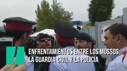 Tensiones entre los Mossos, la Policía y la Guardia Civil