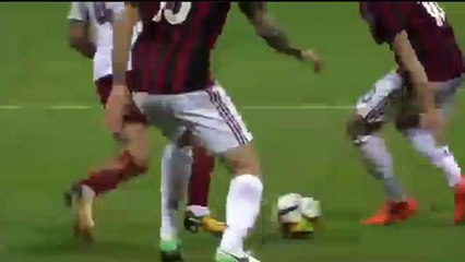 Hakan Calhanoglu Red Card - AC Milan 0-2 AS Roma 01.10.2017