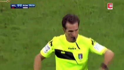 Hakan Calhanoglu Red Card HD - AC Milan 0-2 AS Roma 01.10.2016