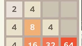Get 4096 in 2048 Game (left bottom corner trick)