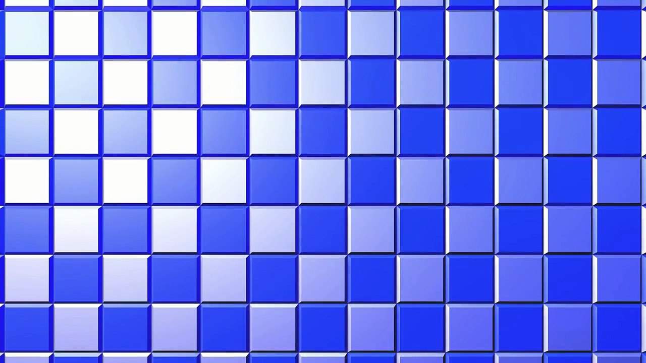 Blue checkerboard 2 - HD animated background loop video, animation,free download
