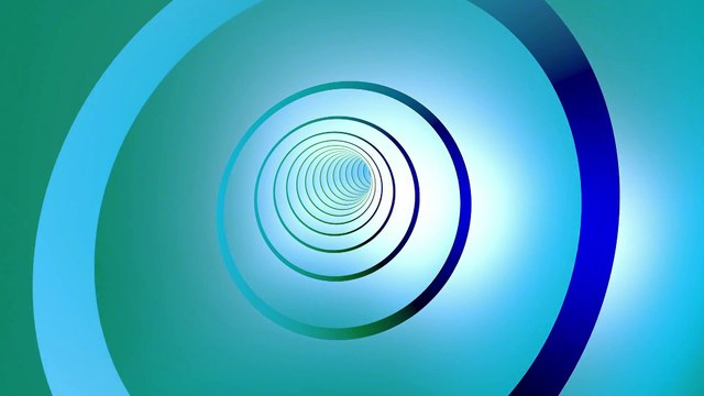 Blue tunnel fly through - 3D HD animated background loop video, animation,free download