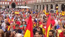 مظاهرات بمدريد ضد استفتاء كتالونيا والحكومة تؤكد عدم دستوريته