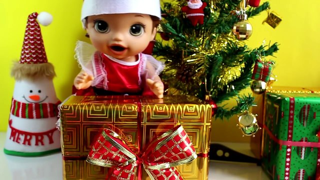 Minhas Baby Alive abrem PRESENTES do Amigo Secreto - Em Portugues Clube Kids