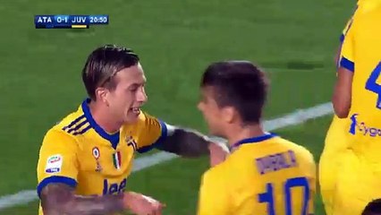 Stephan Lichtsteiner Goal HD - Atalanta 0-1 Juventus 01.10.2017