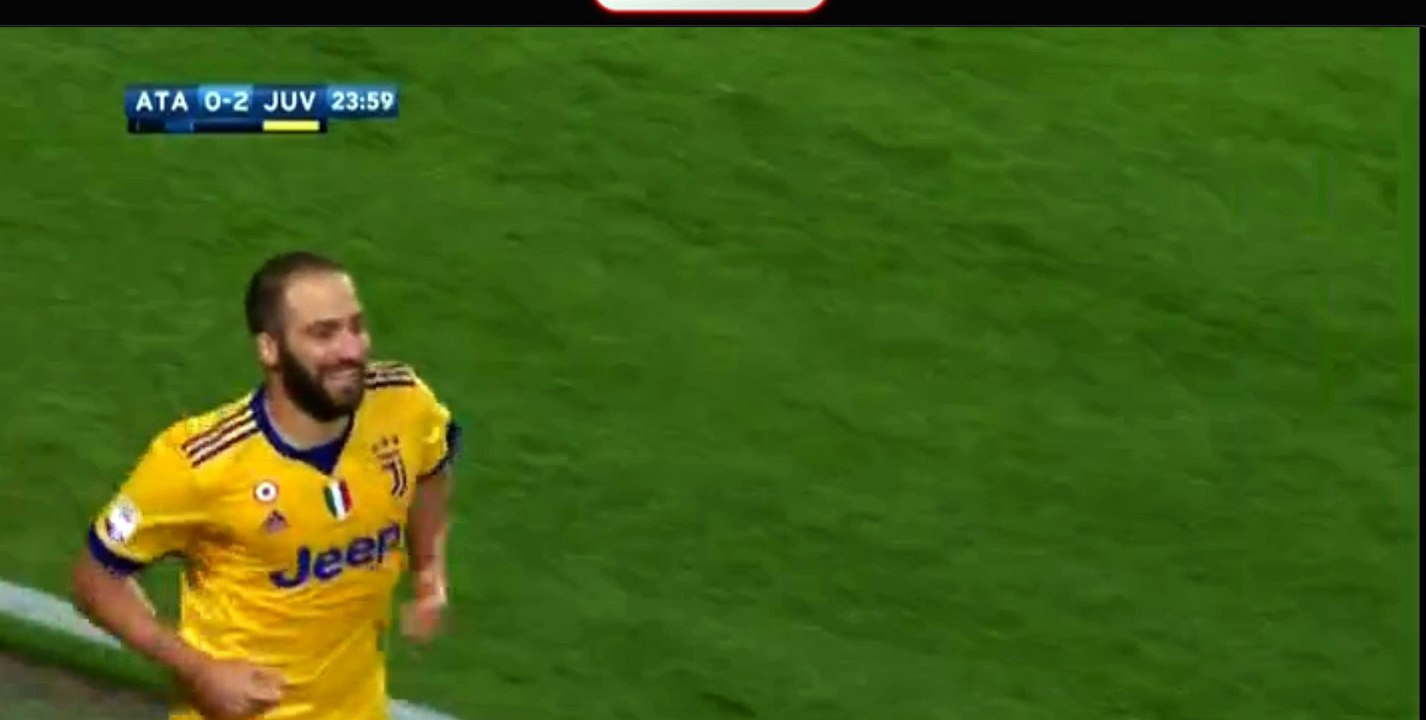 Gonzalo Higuain Goal HD - Atalanta 0-2 Juventus 01.10.2017
