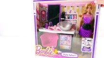 Barbie Salon de Belleza ♥ Cortes Tintes y Peinados Disney Frozen Anna   Princesa Ariel