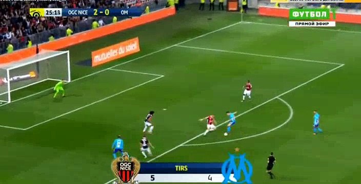 Lucas Ocampos Goal HD - Nice	2-1	Marseille 01.10.2017