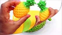Learn Names of Fruits and Vegetables with Toy Velcro Cutting Fruits and Vegetables