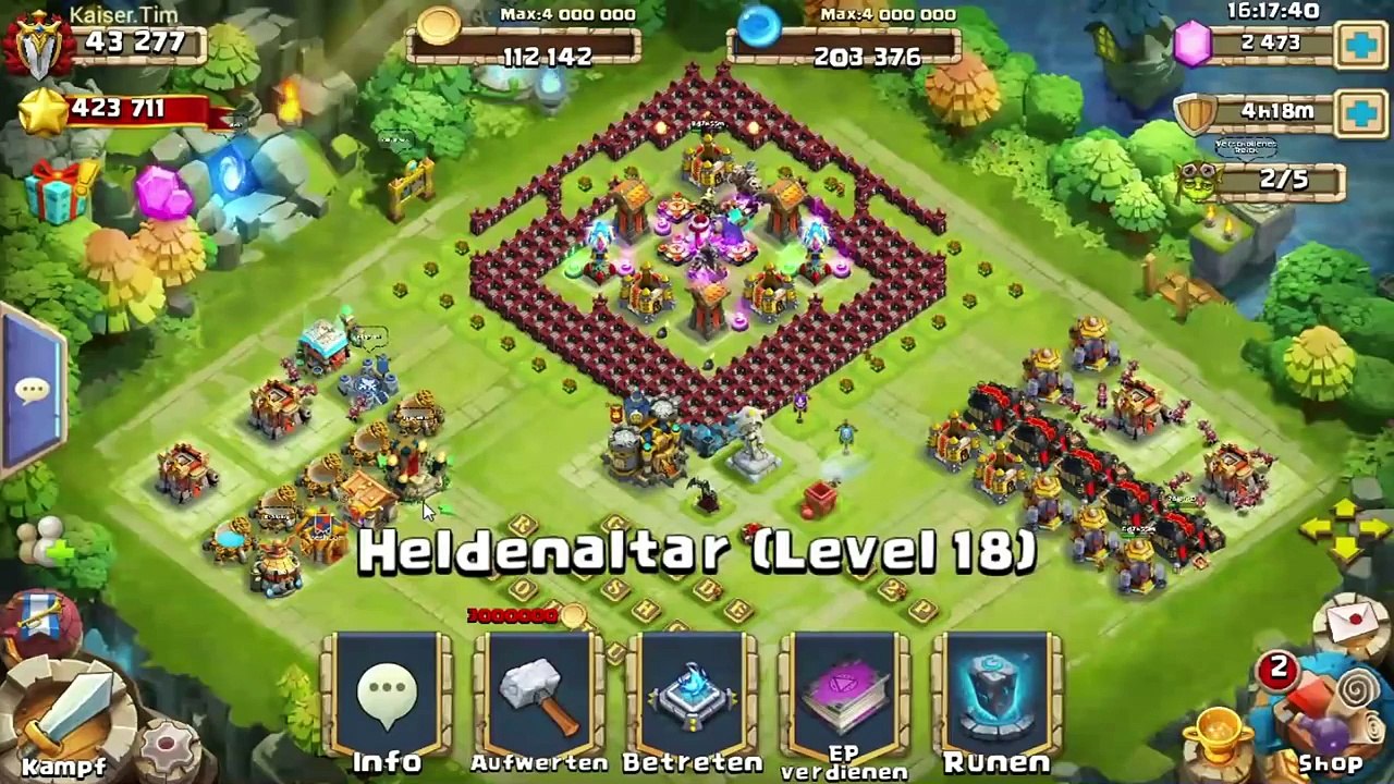 Castle Clash | Rolling for Treantaur - Illuminati rollen Helden ಠ Schloss Konflikt [Deutsch]