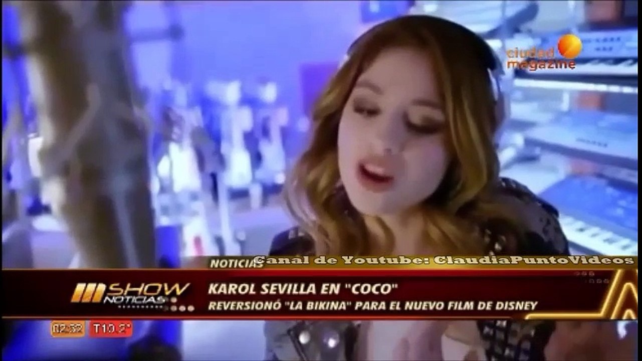 Karol Sevilla reversionó "La Bikina" para el film "Coco"