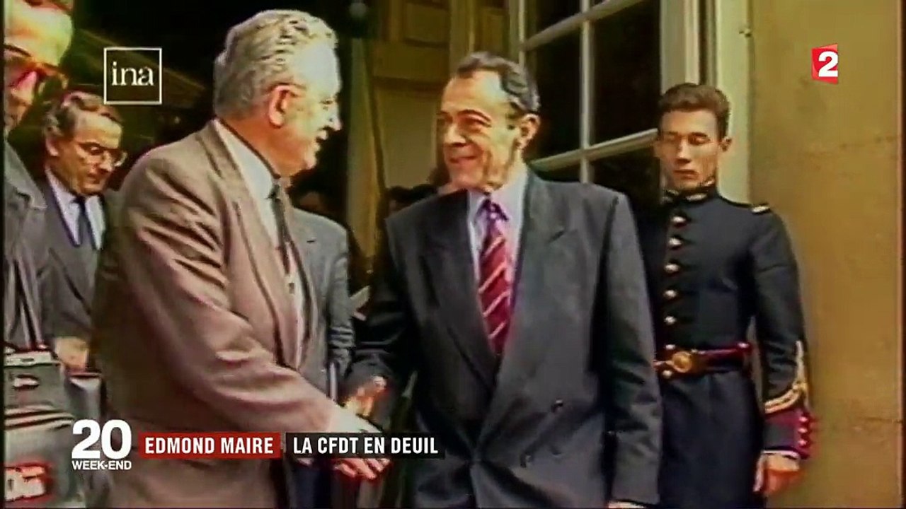 Mort d'Edmond Maire : la CFDT est en deuil