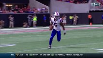 Tyrod Taylor takes on three defenders and gets the first down