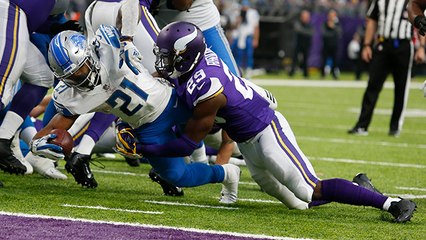 Ameer Abdullah extends his length for a touchdown