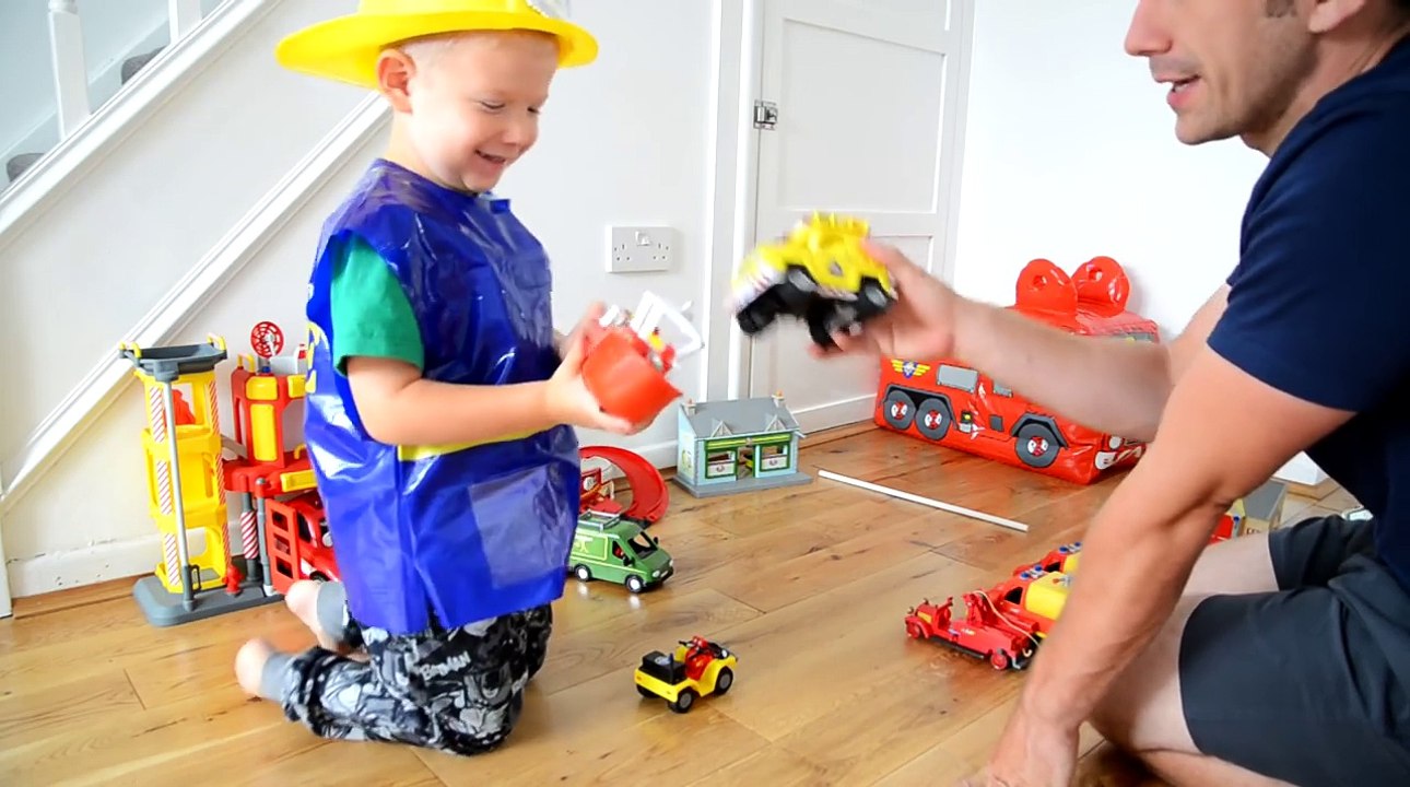 Fireman Sam Fire Engine Big Race Crash Fireman Toys Feuerwehrmann Sam