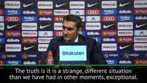 Closed Camp Nou a strange situation - Valverde