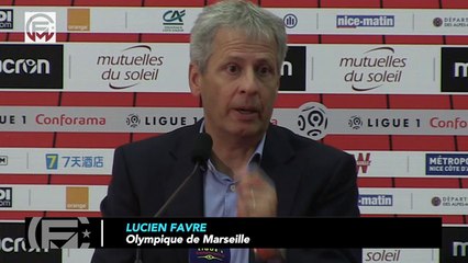 Nice - OM (2-4) : la réaction de Lucien Favre