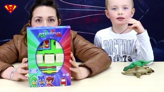 PJ MASKS SUPER PIGIAMINI - giochi creativi per bambini - timbrini e colori da super eroi in pigiama