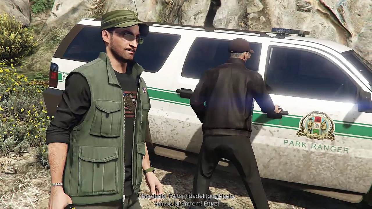 GTA V Extra Com o Trevor os Imigrantes Ilegais não têm vez