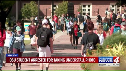Oklahoma State University Student Arrested For Taking Understall Photo in Library Restroom