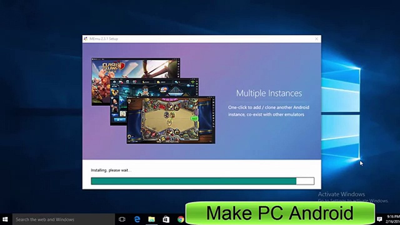 How To Install/Setup/Download MEmu Android Emulator On PC To Play Android Games On 1GB RAM