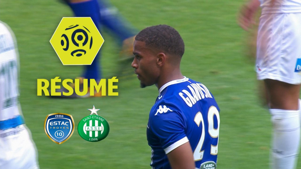 ESTAC Troyes - AS Saint-Etienne (2-1)  - Résumé - (ESTAC-ASSE) / 2017-18