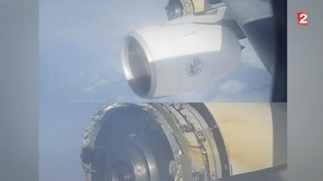 [Zap Actu] Un A380 d'Air France atterrit en urgence après une panne moteur (02/10/17)